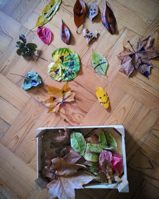 Decoração de Halloween sustentável