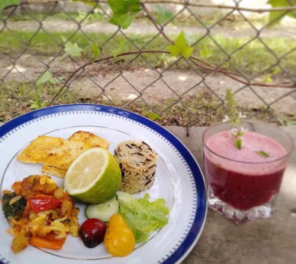 Tofu simples com limão