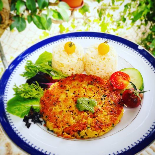 Burguer de grão e quinoa