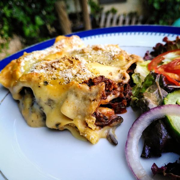 Carne vegetal de casca de banana