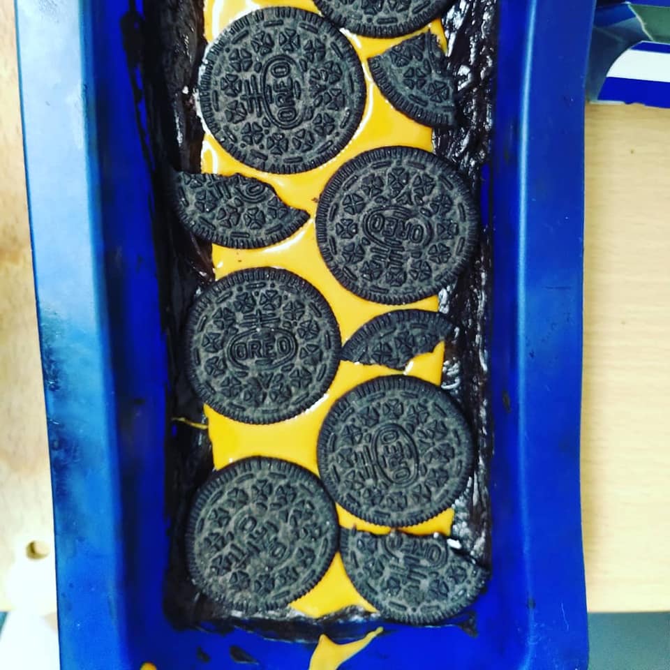 Tarte de Oreo e manteiga de amendoim
