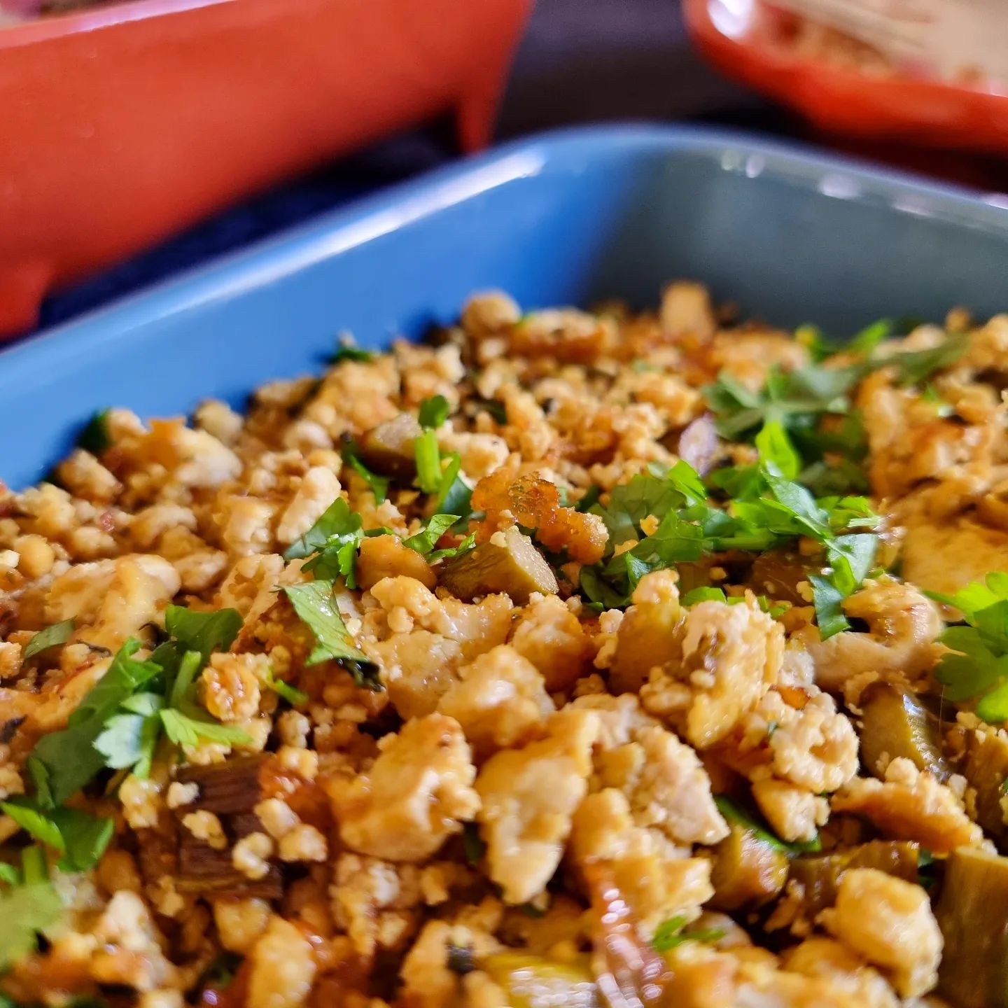 Tofu Mexido com espargos